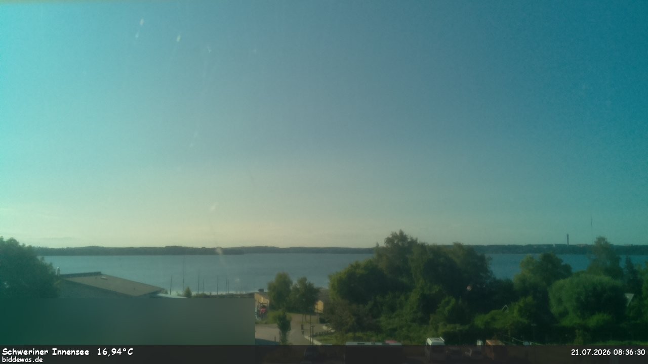 Archiv Foto Webcam Blick auf den Schweriner Innensee