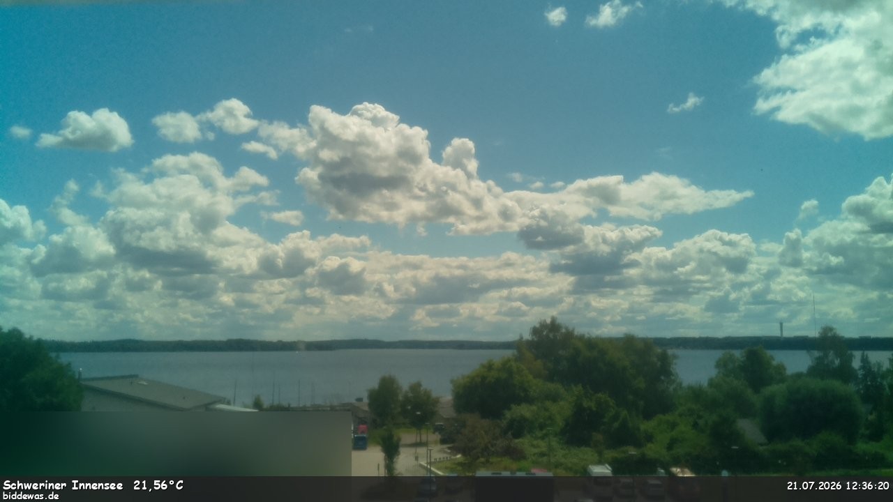 Archiv Foto Webcam Blick auf den Schweriner Innensee