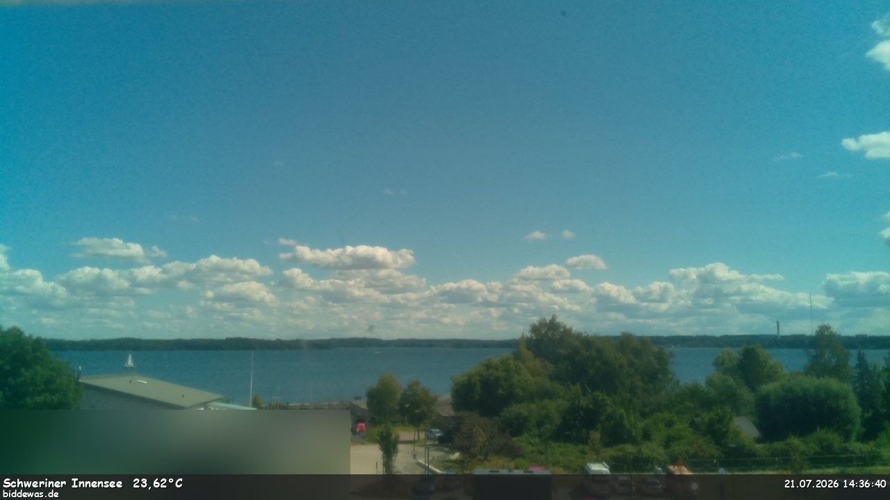 Archiv Foto Webcam Blick auf den Schweriner Innensee