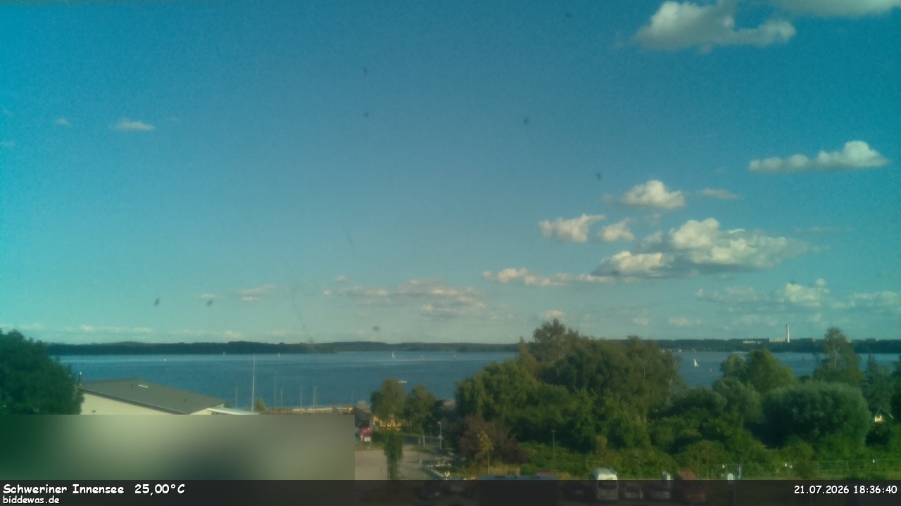 Archiv Foto Webcam Blick auf den Schweriner Innensee