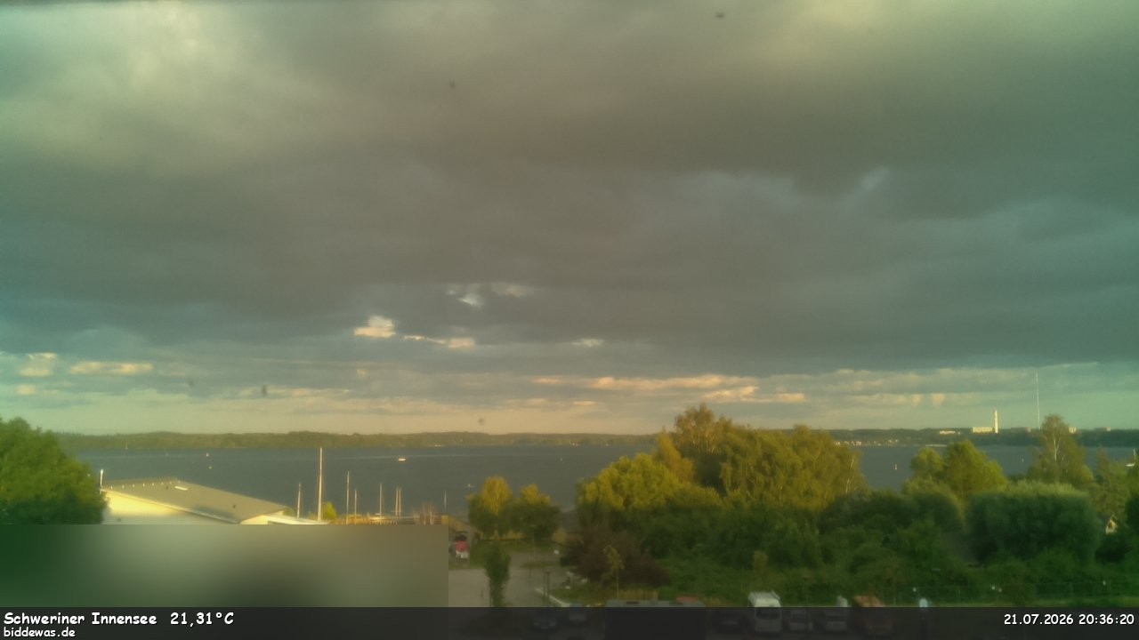 Archiv Foto Webcam Blick auf den Schweriner Innensee