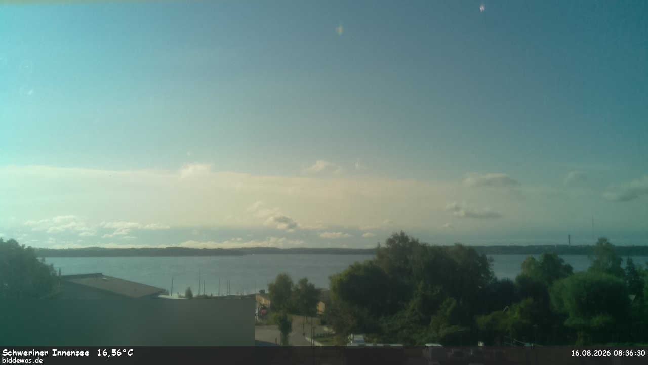 Archiv Foto Webcam Blick auf den Schweriner Innensee