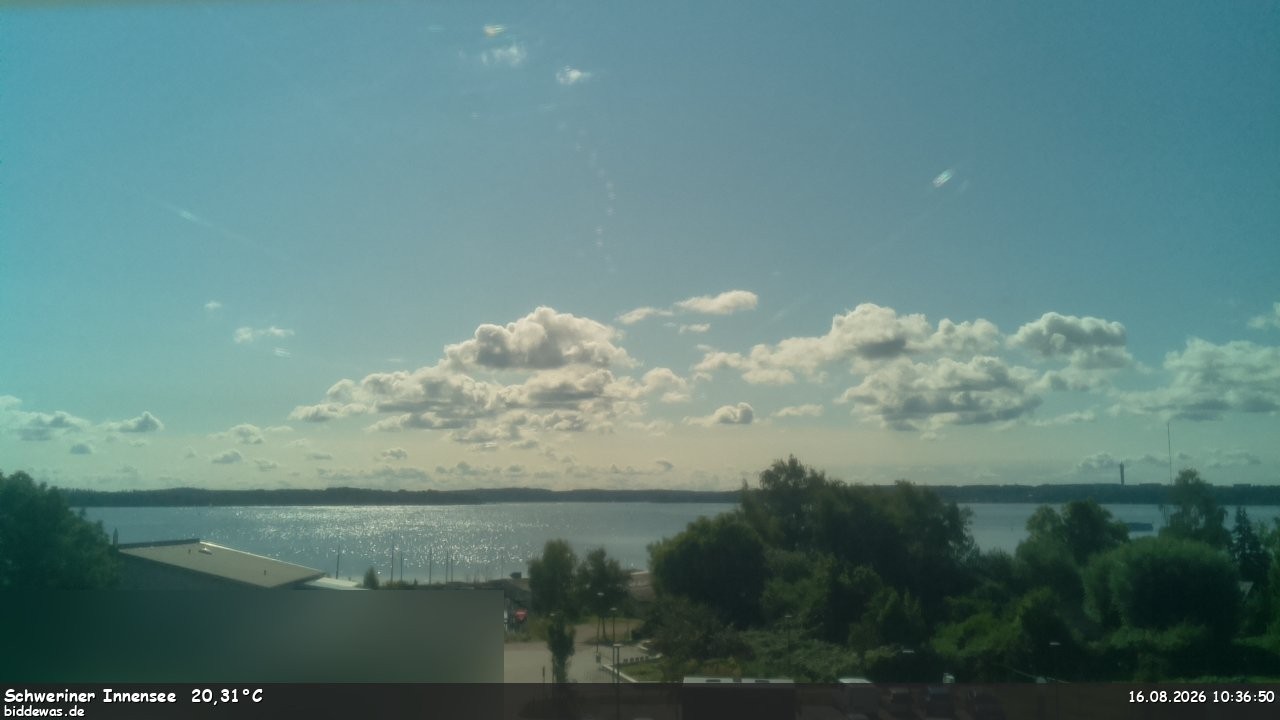Archiv Foto Webcam Blick auf den Schweriner Innensee