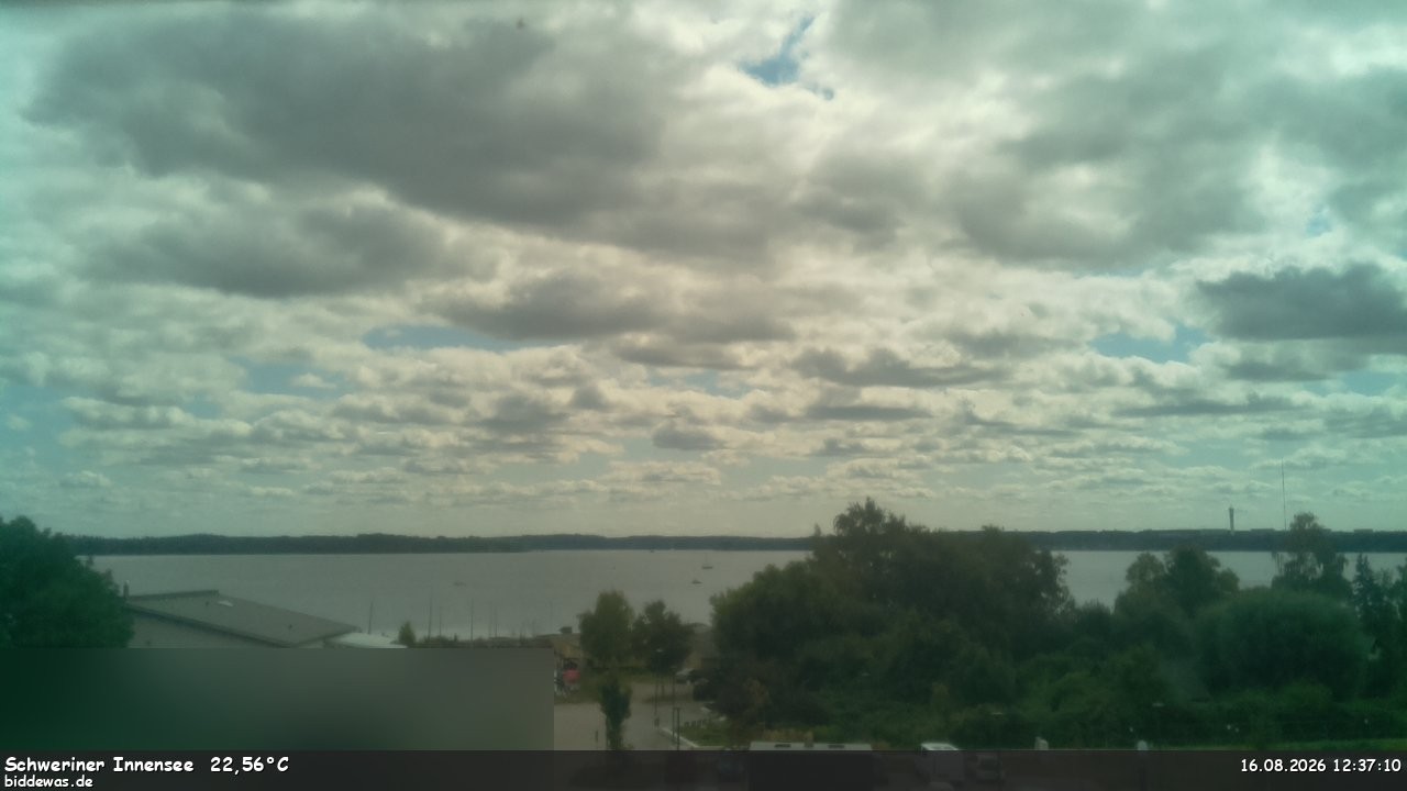 Archiv Foto Webcam Blick auf den Schweriner Innensee