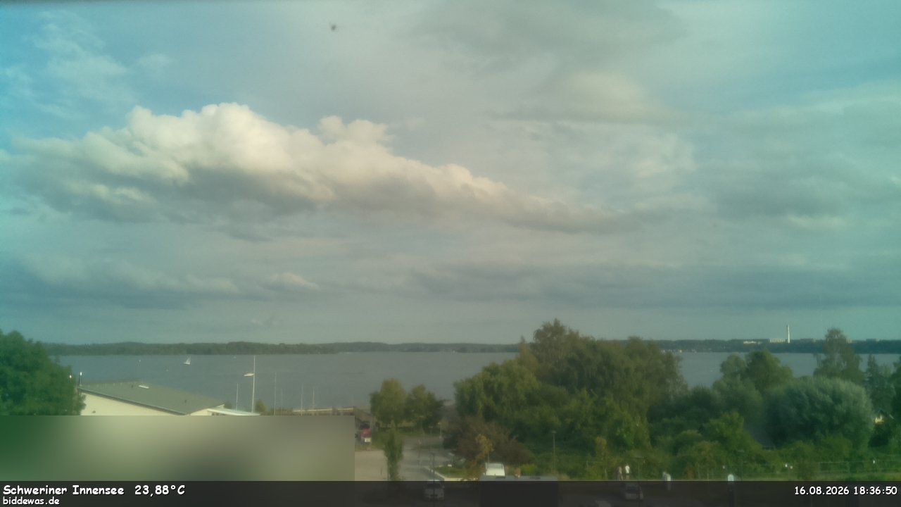 Archiv Foto Webcam Blick auf den Schweriner Innensee
