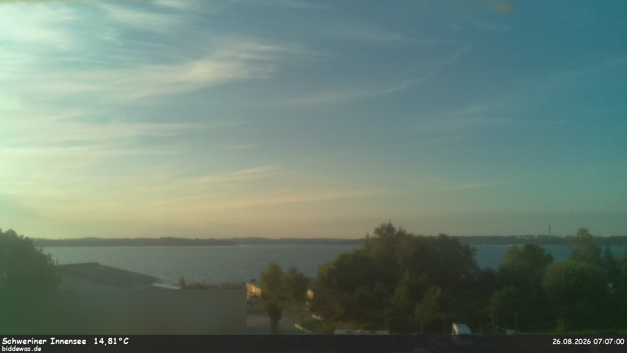 Archiv Foto Webcam Blick auf den Schweriner Innensee
