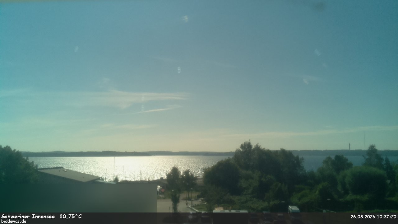 Archiv Foto Webcam Blick auf den Schweriner Innensee