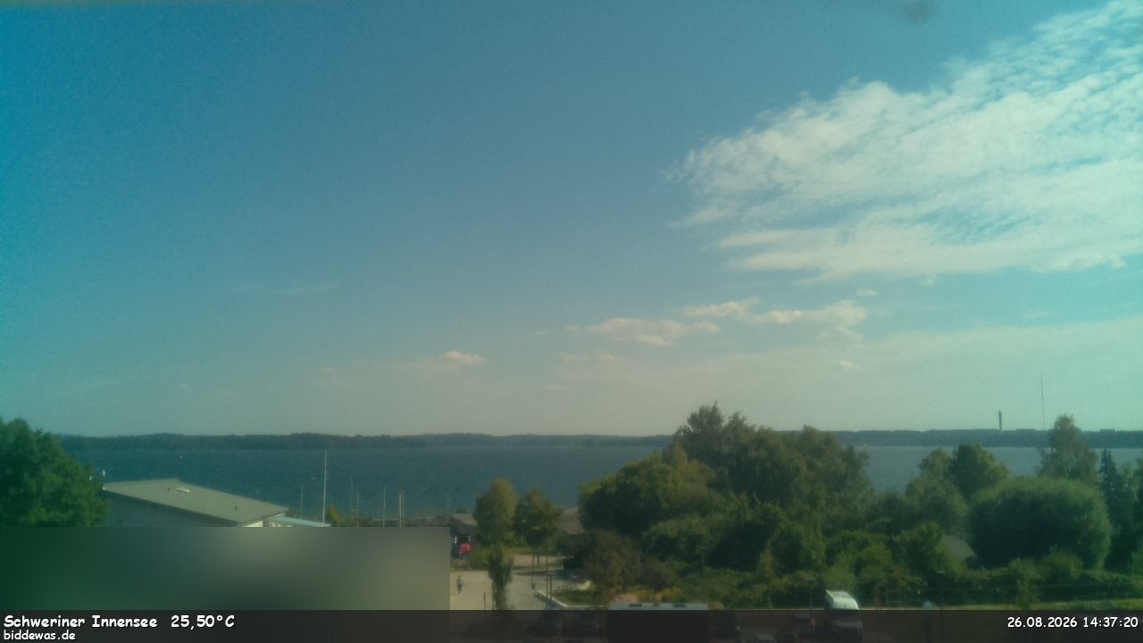 Archiv Foto Webcam Blick auf den Schweriner Innensee