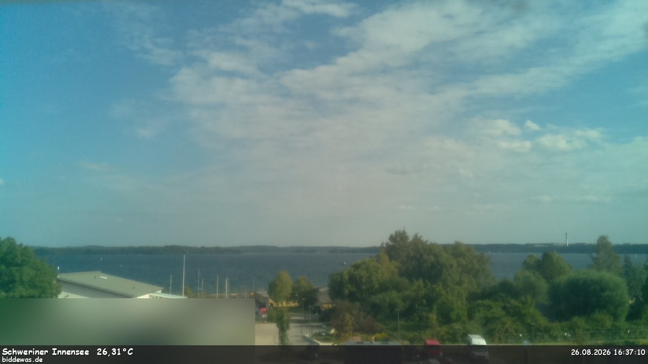 Archiv Foto Webcam Blick auf den Schweriner Innensee