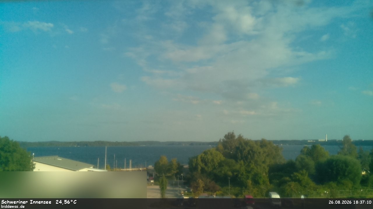 Archiv Foto Webcam Blick auf den Schweriner Innensee