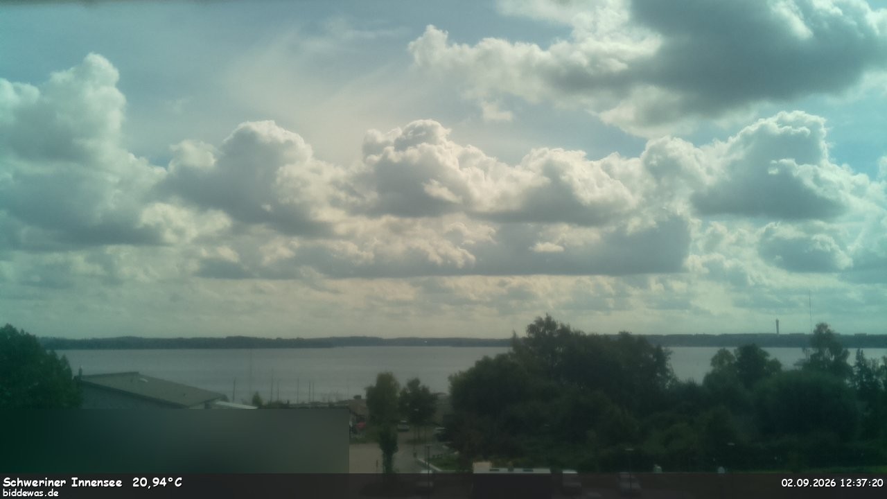 Archiv Foto Webcam Blick auf den Schweriner Innensee