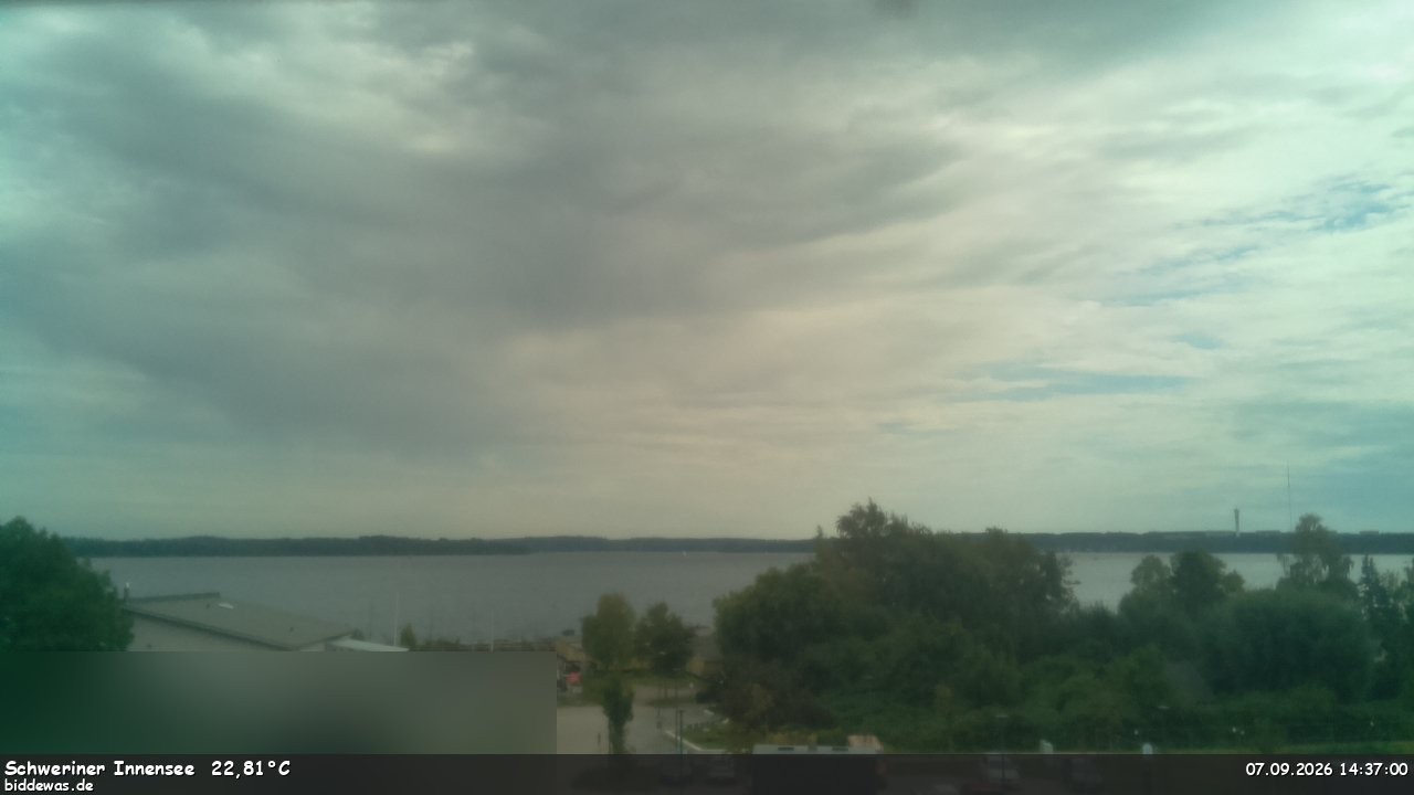 Archiv Foto Webcam Blick auf den Schweriner Innensee