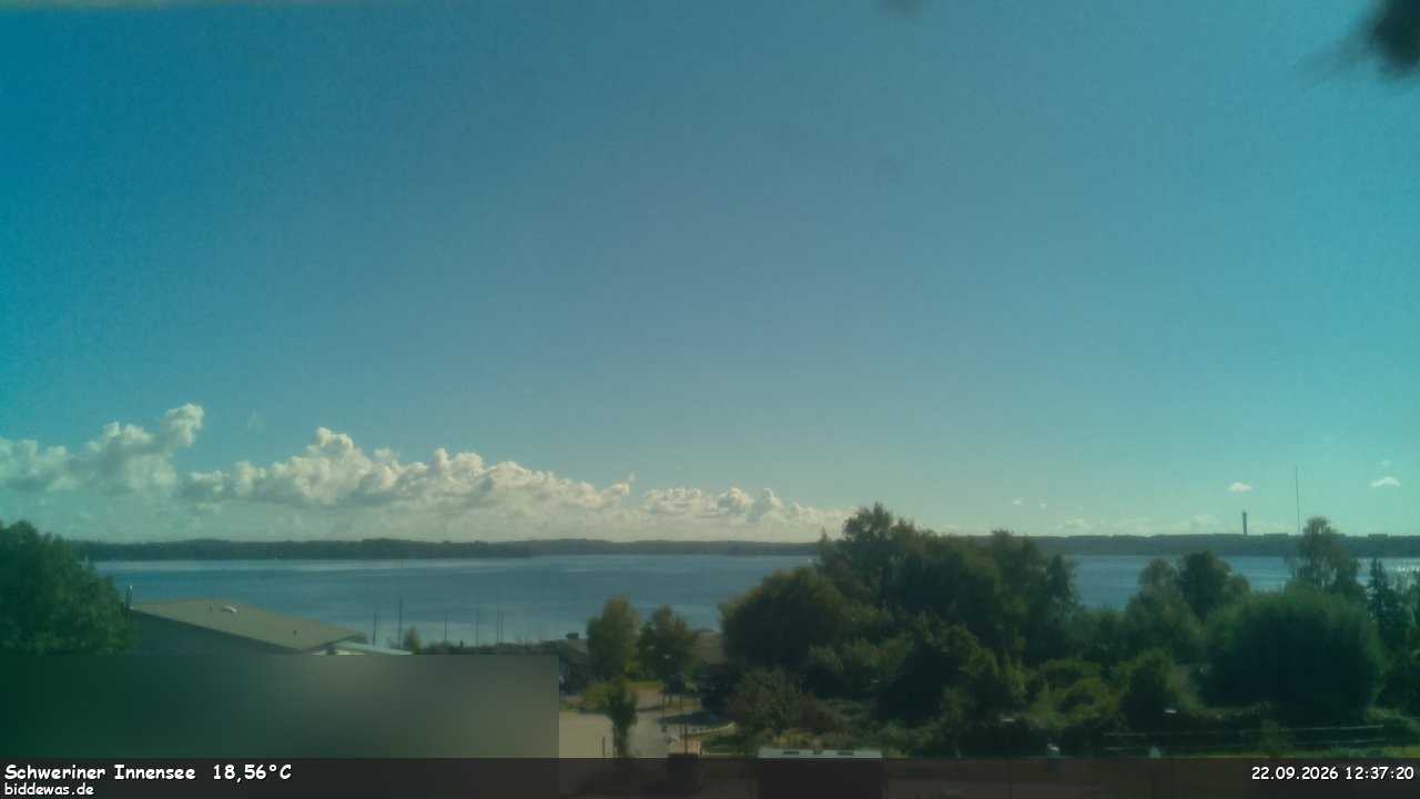 Archiv Foto Webcam Blick auf den Schweriner Innensee