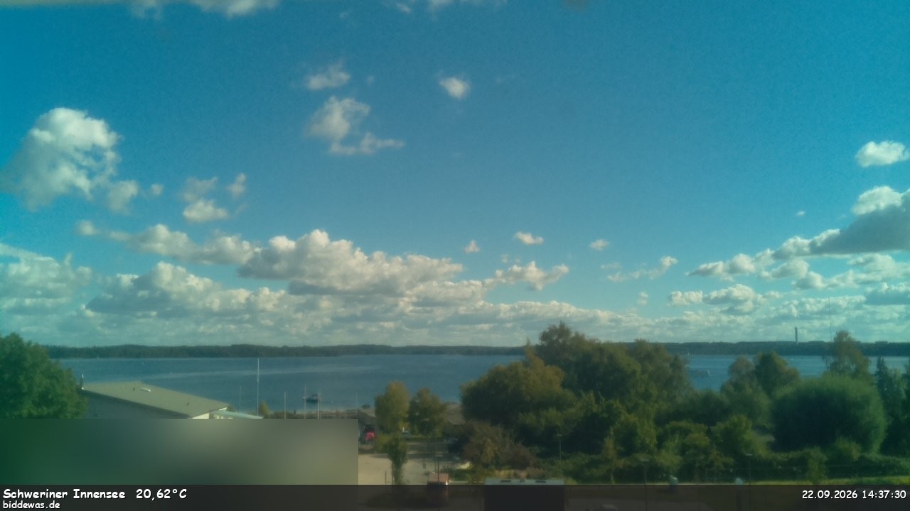 Archiv Foto Webcam Blick auf den Schweriner Innensee
