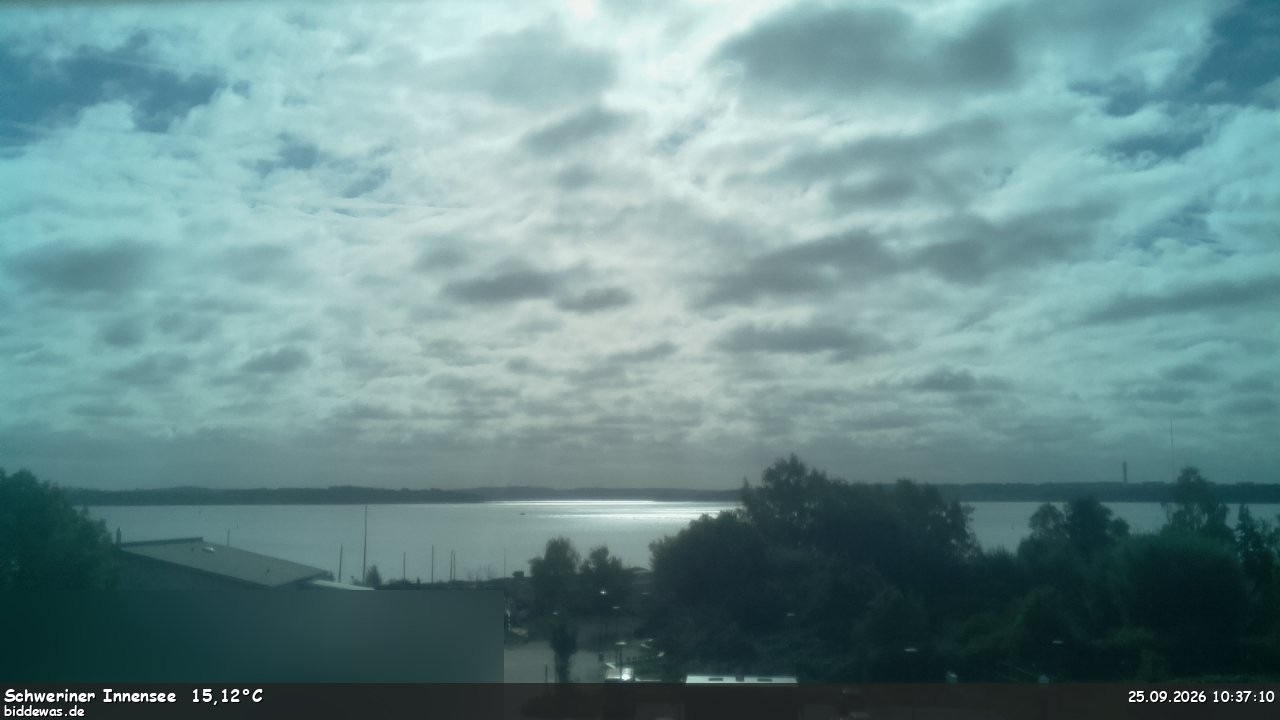 Archiv Foto Webcam Blick auf den Schweriner Innensee