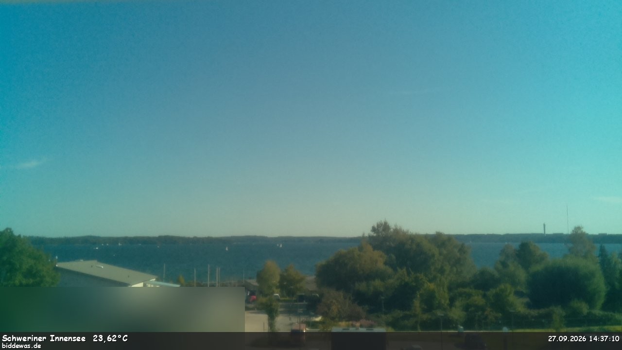 Archiv Foto Webcam Blick auf den Schweriner Innensee
