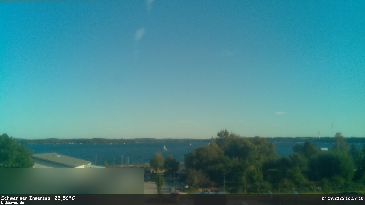 Archiv Foto Webcam Blick auf den Schweriner Innensee