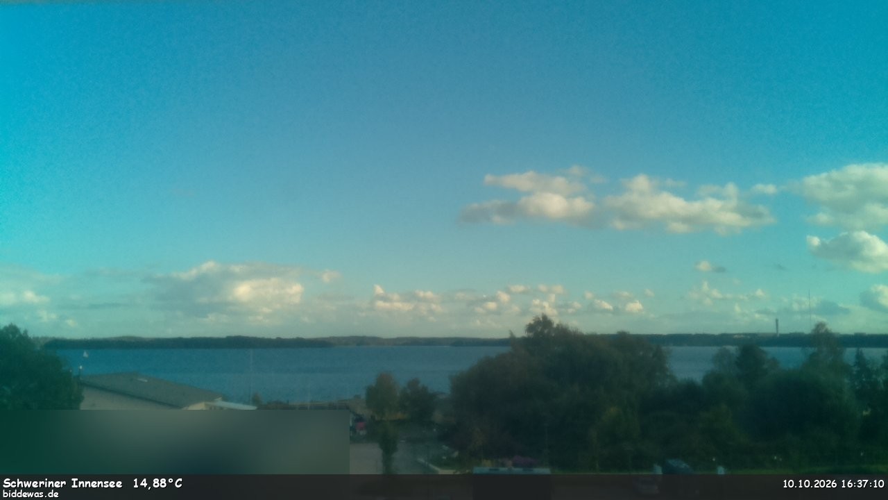 Archived image Webcam View of Lake Schwerin