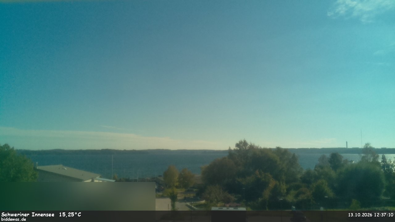 Archiv Foto Webcam Blick auf den Schweriner Innensee