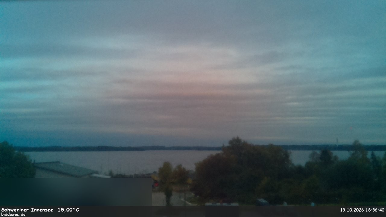 Archived image Webcam View of Lake Schwerin