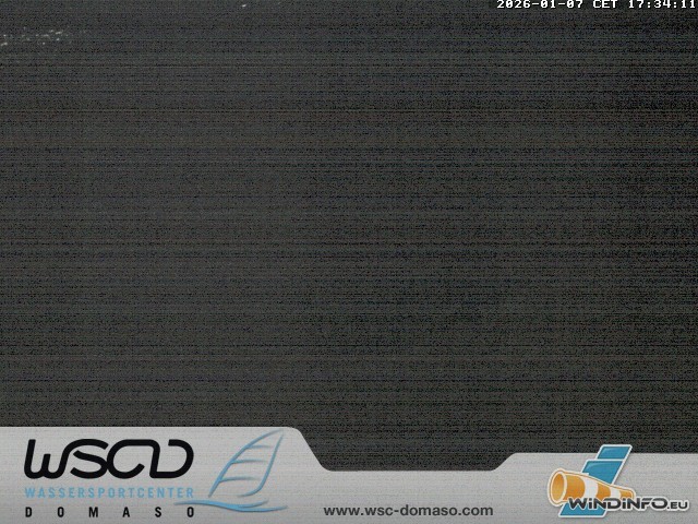 Archiv Foto Webcam Comer See - Strand in Domaso