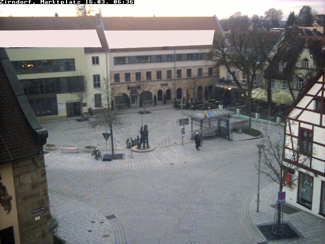 Archiv Foto Webcam Marktplatz Zirndorf