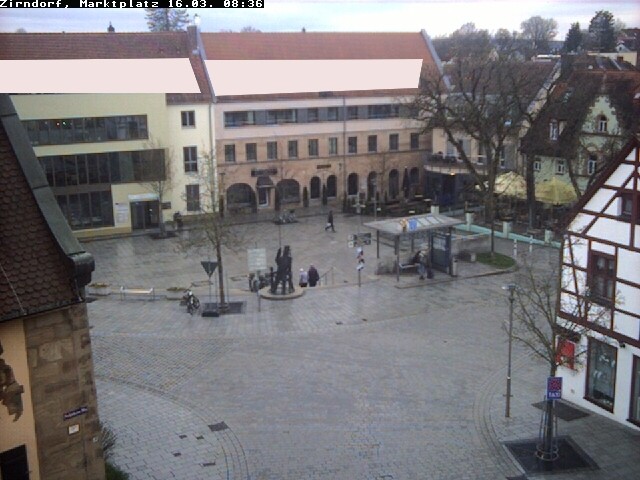 Archiv Foto Webcam Marktplatz Zirndorf