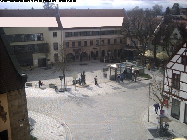 Archiv Foto Webcam Marktplatz Zirndorf