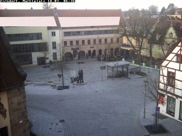 Archiv Foto Webcam Marktplatz Zirndorf
