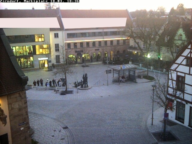Archiv Foto Webcam Marktplatz Zirndorf