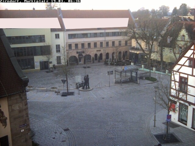 Archiv Foto Webcam Marktplatz Zirndorf