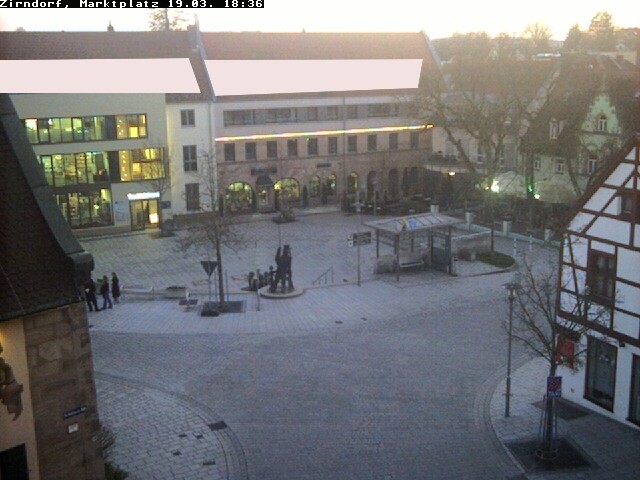 Archiv Foto Webcam Marktplatz Zirndorf