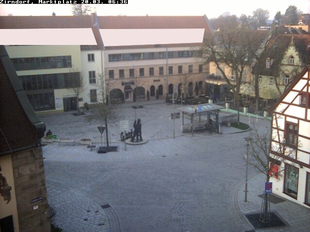 Archiv Foto Webcam Marktplatz Zirndorf