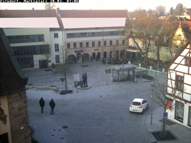 Archiv Foto Webcam Marktplatz Zirndorf