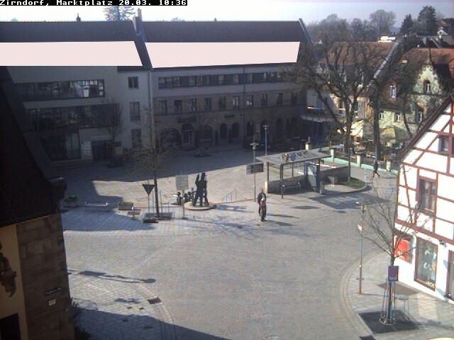 Archiv Foto Webcam Marktplatz Zirndorf