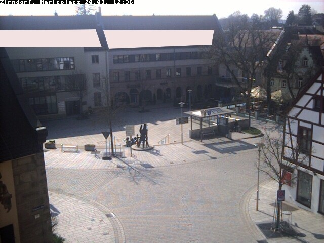 Archiv Foto Webcam Marktplatz Zirndorf