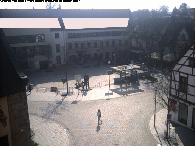 Archiv Foto Webcam Marktplatz Zirndorf