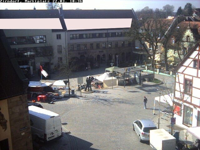 Archiv Foto Webcam Marktplatz Zirndorf