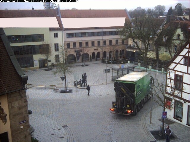 Archiv Foto Webcam Marktplatz Zirndorf