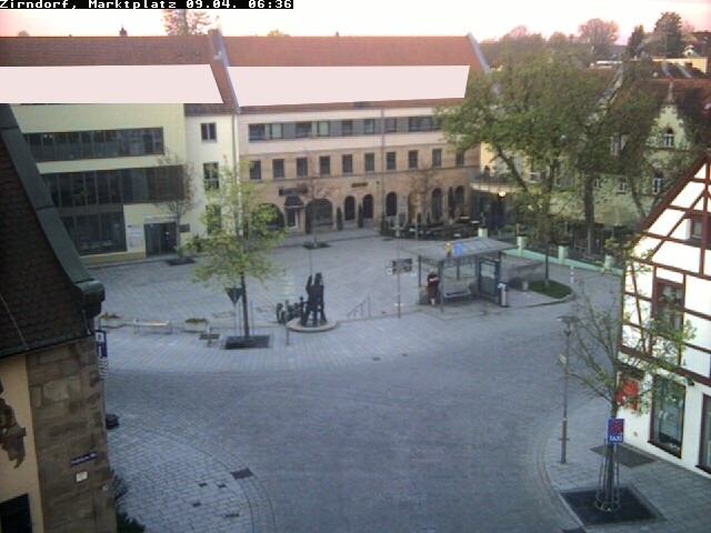 Archiv Foto Webcam Marktplatz Zirndorf