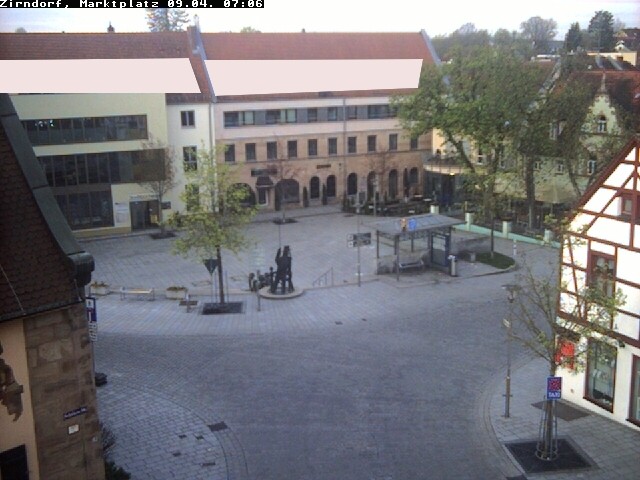 Archiv Foto Webcam Marktplatz Zirndorf