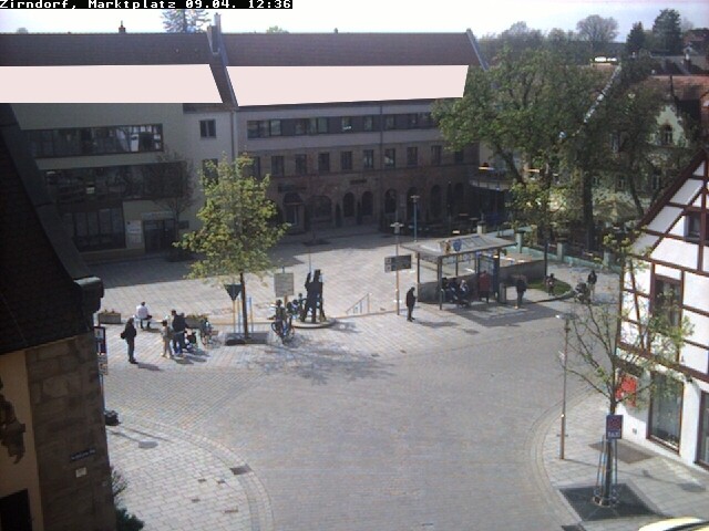 Archiv Foto Webcam Marktplatz Zirndorf
