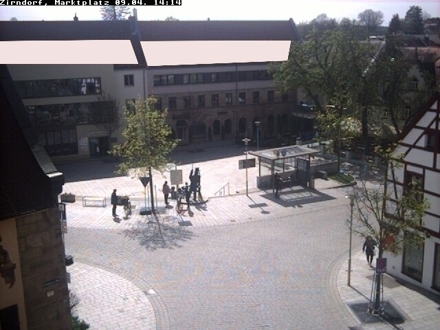 Archiv Foto Webcam Marktplatz Zirndorf