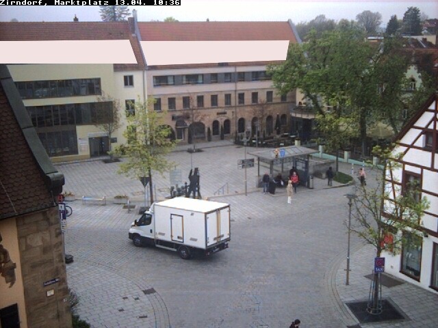 Archived image Webcam Town square Zirndorf