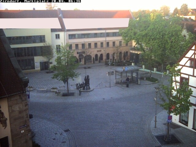 Archiv Foto Webcam Marktplatz Zirndorf
