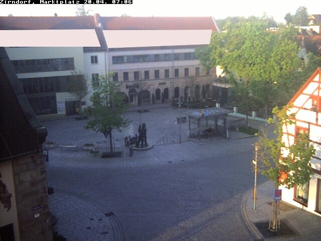 Archiv Foto Webcam Marktplatz Zirndorf