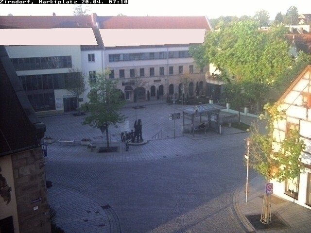 Archiv Foto Webcam Marktplatz Zirndorf
