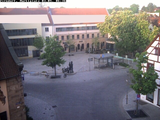 Archiv Foto Webcam Marktplatz Zirndorf