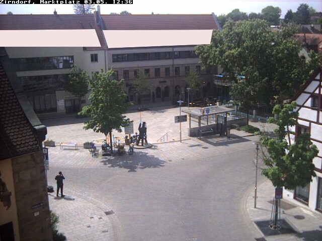 Archiv Foto Webcam Marktplatz Zirndorf