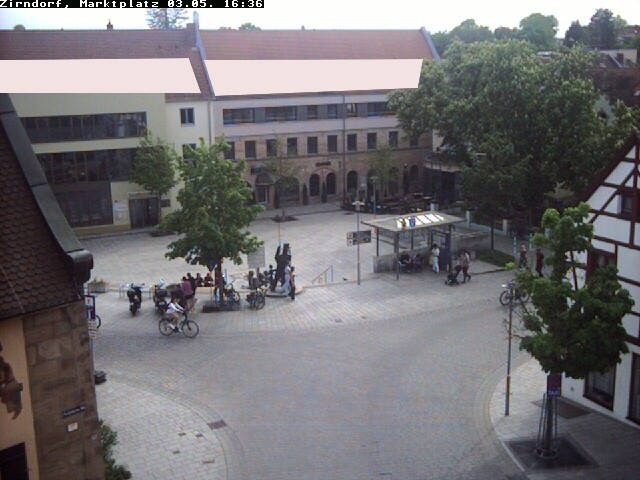 Archiv Foto Webcam Marktplatz Zirndorf